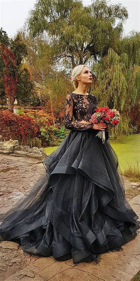 Black Wedding Dresses That Will Strike Your Fancy | Black wedding gowns, Black bridal dresses ...