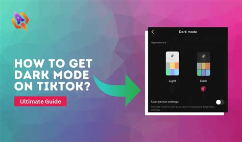 A Guide On How To Get Dark Mode On TikTok