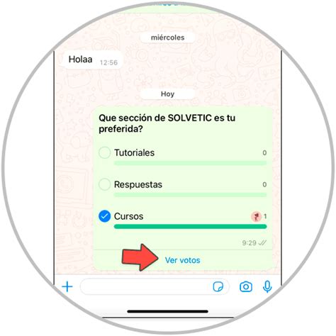 Cómo hacer encuestas en WhatsApp iPhone iOS Solvetic