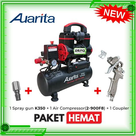 Jual Kompressor Auarita F Silent Oilless Compressor Hp L