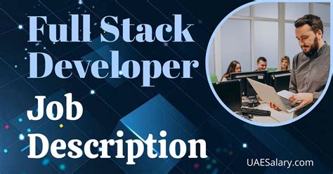 Full Stack Developer Job Description Template For