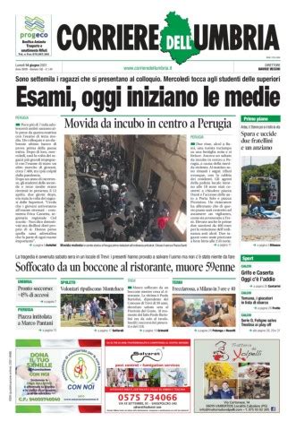 Rassegna Stampa Giornali In Pdf Prime Di Copertina Prime Pagine Del