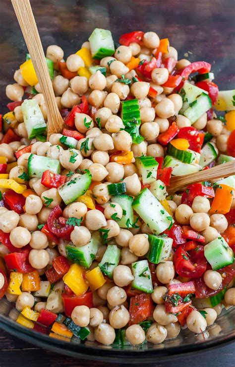 Greek Chickpea Salad Recipe Vegetarian And Gluten Free