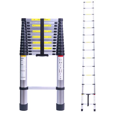 Buy 16 4FT Tall Telescopic Extension Ladders Aluminum Collapsible