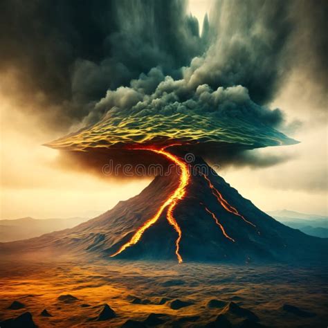 Concept Art Of Mordor Land Stock Illustration Illustration Of Dark