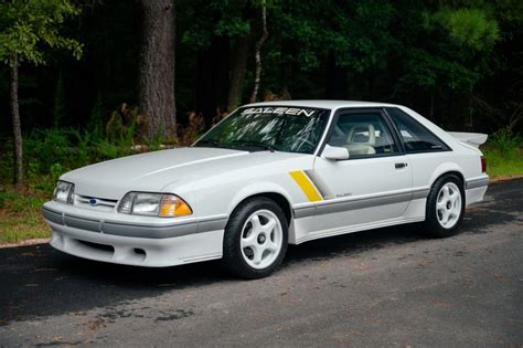 For Sale 1989 Ford Mustang Saleen Ssc 168 Oxford White 50l V8 5