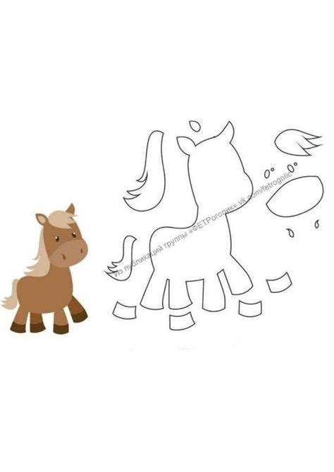 Molde Cavalo Em Eva - Molde De Cavalo Em Eva