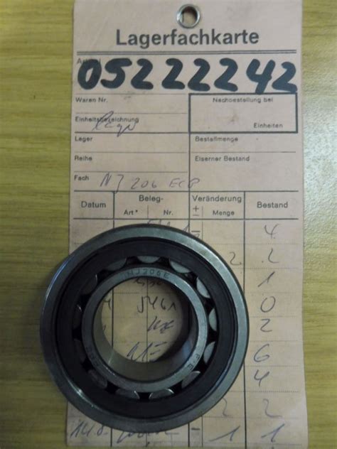 NJ206ECP Zylinderrollenlager Bearing Lothar Scholz Baumaschinen GmbH