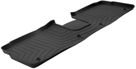 Weathertech 2nd Row Rear Auto Floor Mat Black Weathertech Floor Mats