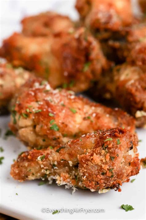 Air Fryer Garlic Parmesan Wings Everything Air Fryer And More