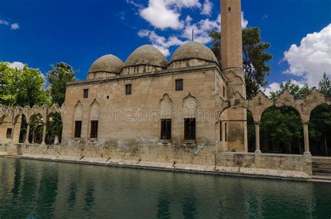 Halil Ur Rahman Mosque Holy Lake Fish Lake Urfa Editorial Stock