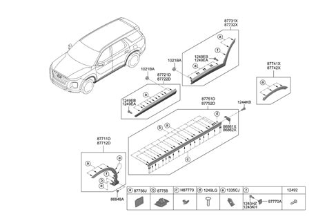 87732 S8100 Genuine Hyundai GARNISH Assembly RR Dr Side RH