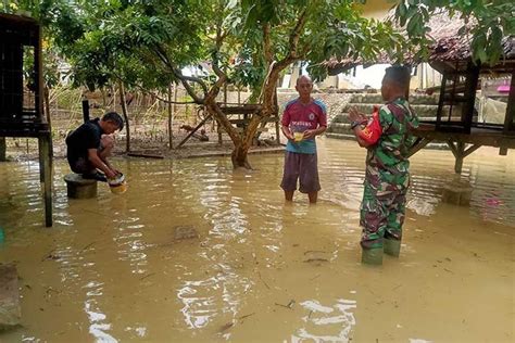 Banjir Melanda Desa Alue Canang Aceh Timur 3 Rumah Rusak