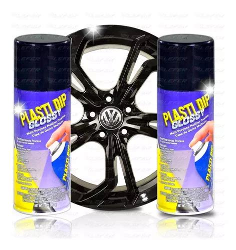 Pintura P Llanta Plastidip Negro Glossy Brillante X