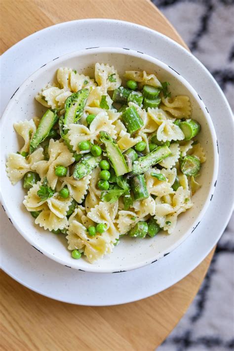 Farfalle Aux Asperges Et Petits Pois Stoemp It Up