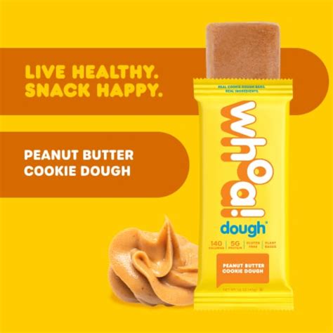 Whoa Dough Edible Cookie Dough Bars Plant Based Gluten Free Vegan