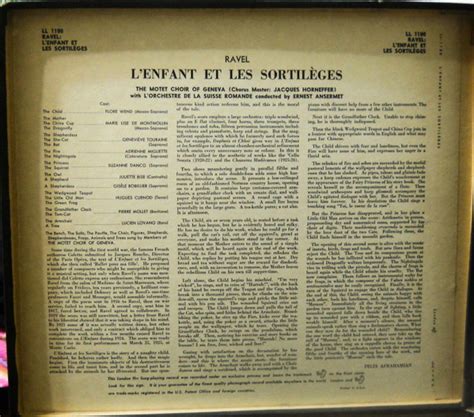 L Enfant Et Les Sortileges De Maurice Ravel Various Motet Choir Of