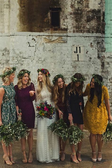 10 Ways To Nail The Mix And Match Bridesmaid Look Weddingsonline