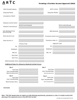 Fillable Online CAA Request Form Pdf Fax Email Print PdfFiller