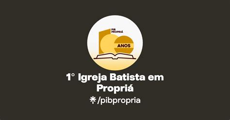 1 Igreja Batista em Propriá Instagram Linktree