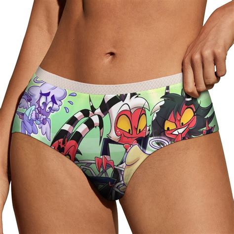 Musical Helluva Boss Women S Lace Brief Breathable Sexy Elastic Bikini Hipster Panties Lady