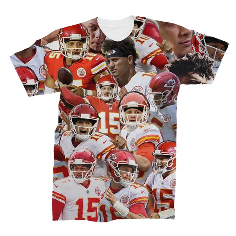 Patrick Mahomes 3D Collage Face T-Shirt – AllOverPrint.ca