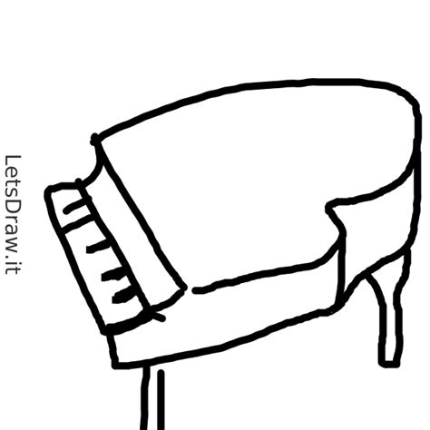 Albums Images How To Draw A Piano Keyboard Easy Completed