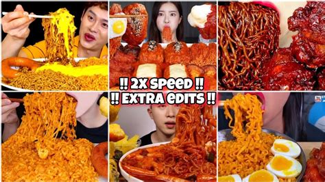 2x Speed ASMR Mukbang With Instagram Edits And Pro Level Edits On ASMR