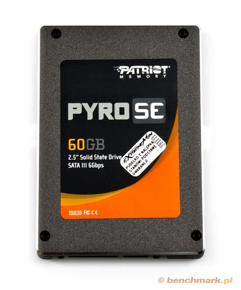 Dyski SSD test porównawczy i ceny Patriot Pyro SE 60 GB SATA III