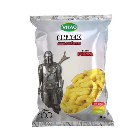 Snack De Milho Sabor Pizza Mandalorian Disney Vitao 30g Melhor Loja