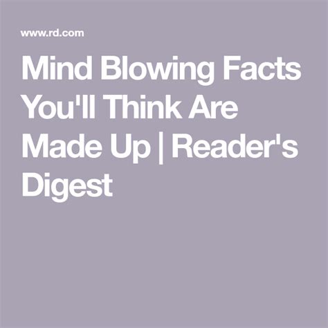 75 Mind-Blowing Facts You’ll Think Are Made Up (But Aren’t) | Fun facts ...