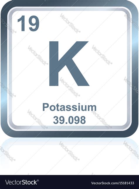 Chemical Element Potassium From The Periodic Table