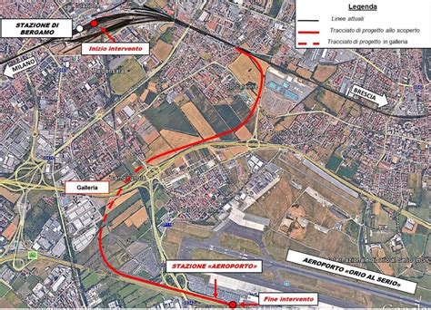 Ferrovie It Collegamento Aeroporto Orio Al Serio Rfi Approvato Il