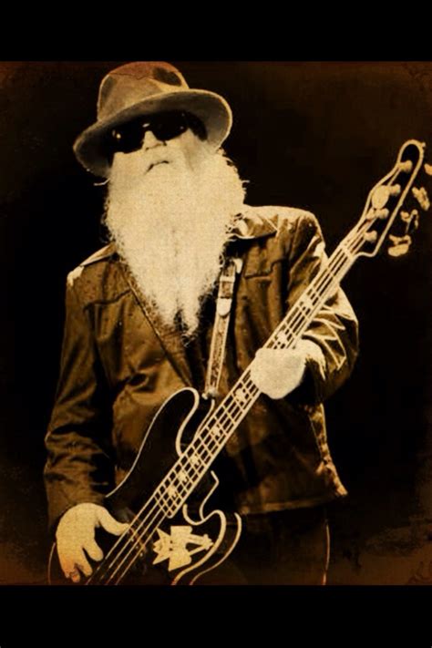 Dusty Hill Bass Guitar Guitar Hero Musician Art