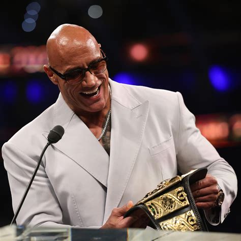 Dwayne The Rock Johnson 2024 Wwe Hall Of Fame Celebration April 5