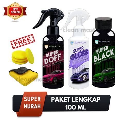 Terfiral Paket Lengkap Insta Sparkling Pengkilap Motor Pengitam