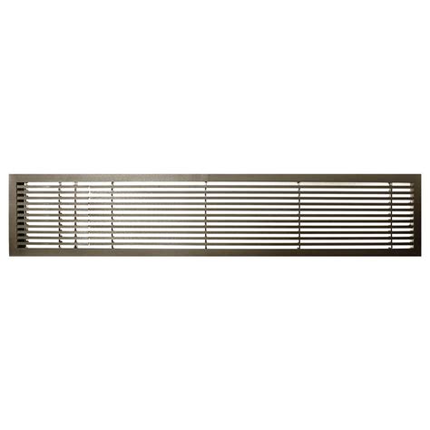 Architectural Grille Ag20 Series 4 In X 30 In Solid Aluminum Fixed