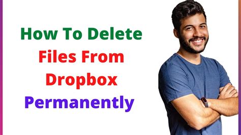 How To Delete Files From Dropbox Permanently Youtube