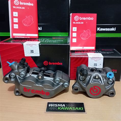 Jual Kaliper Kiri Brembo 4 Piston 2 Piston Grey Black Vario ADV PCX