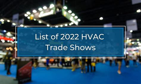 Top Hvac Trade Shows To Attend In Fieldedge