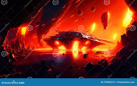 Laser Fueled Battle Amongst The Stars Intergalactic Spaceships Clash