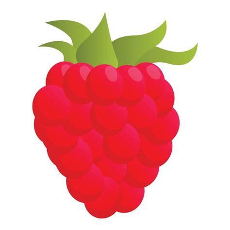 Raspberry Food Icon Cartoon Style 14225210 Vector Art At Vecteezy