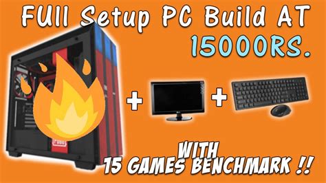 Hindi Rs Full Setup Gaming Pc Build In With Monitor