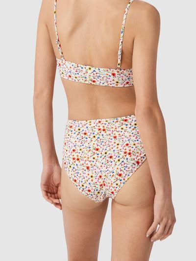 Jake S Casual Bikini Hose Mit Allover Muster Offwhite Online Kaufen