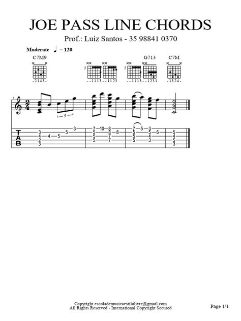 Joe Pass Line Chords Pdf