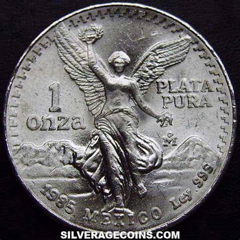 Libertad Mexicana De Onza De Plata Tipo De Mo Silveragecoins