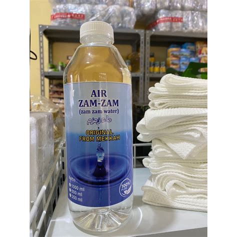 Jual Air Zam Zam 1 L Original From Mekkah Air Zam Zam Asli Shopee