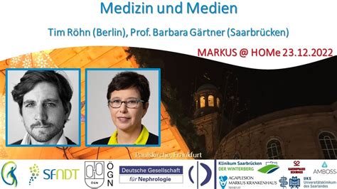 Medizin und Medien Tim Röhn Berlin und Prof Dr Barbara Gärtner