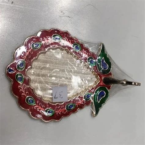 Copper Peacock Shape Pooja Thali At Rs 80 Piece In New Delhi ID