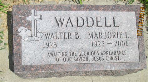 Marjorie Louise Patrick Waddell Memorial Find A Grave